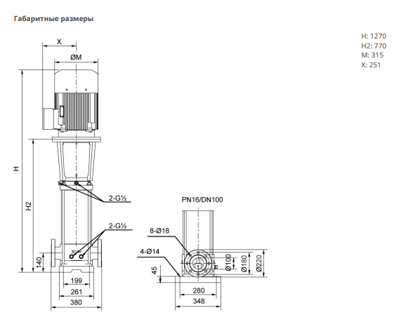 Насос Native MVL 9002-3/16/E/3-400-50-2-S1 заказать со складов по всей России