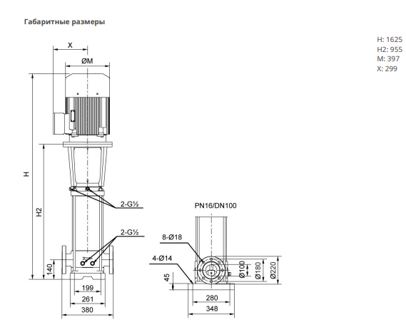 Насос Native MVL 9004-3/16/E/3-400-50-2-S1 заказать со складов по всей России