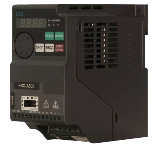 Частотный преобразователь ESQ-A500-043-0.75K 0.75кВт 380-480В с встроенным конвертером Modbus RTU купить с доставкой по РФ