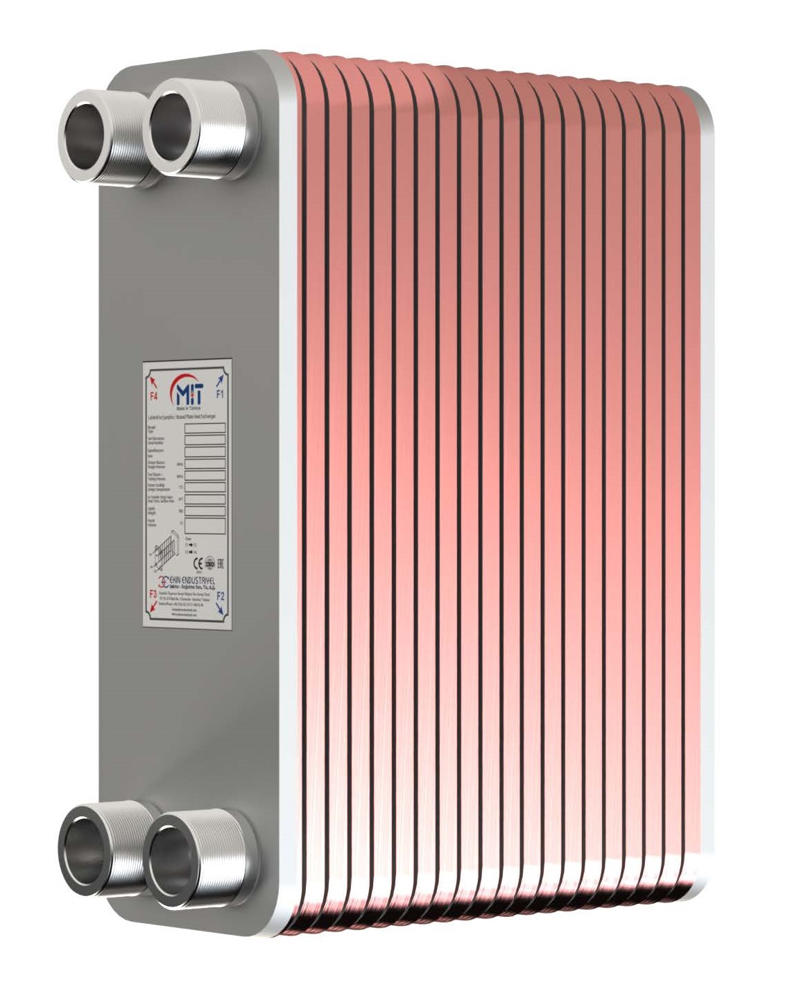 Пластинчатый паяный теплообменник MIT MB-05-30 (45 bar)