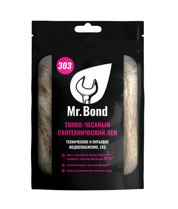 Сантехнический лён Mr.Bond QuickSPACER 5030300100 303