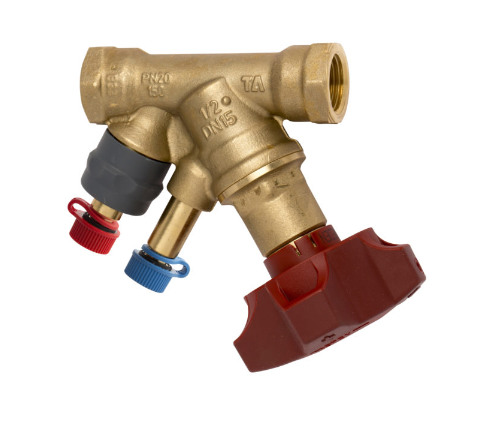 Клапан балансировочный STAD c дренажем G 1/2" DN15 внутренняя резьба PN20 AMETAL