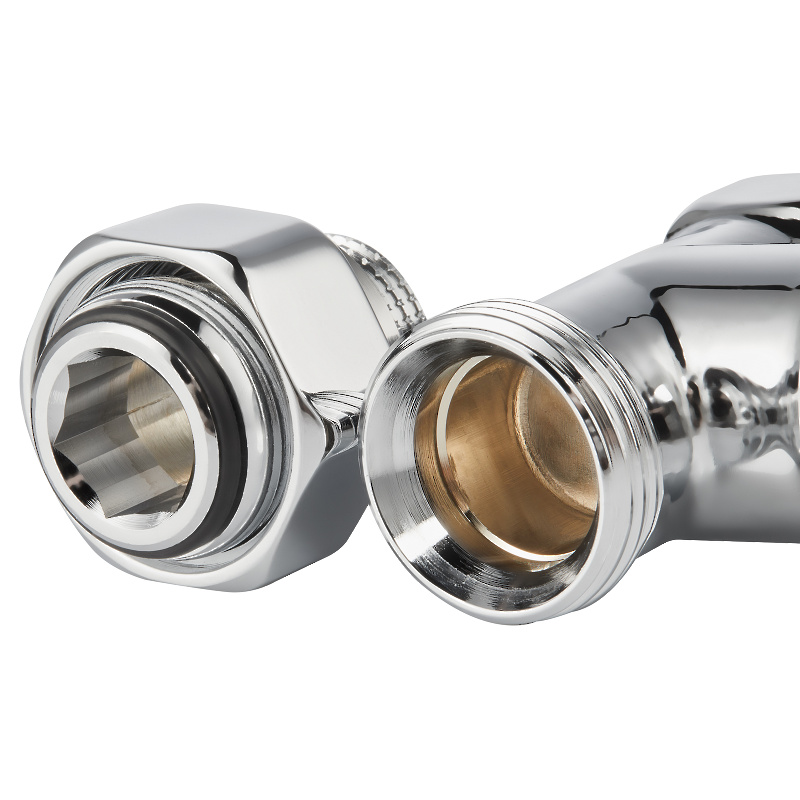Набор термостатический для радиатора осевой ROYAL THERMO Design Pro 15 мм М30х1,5 (Хром) заказать со складов по всей России