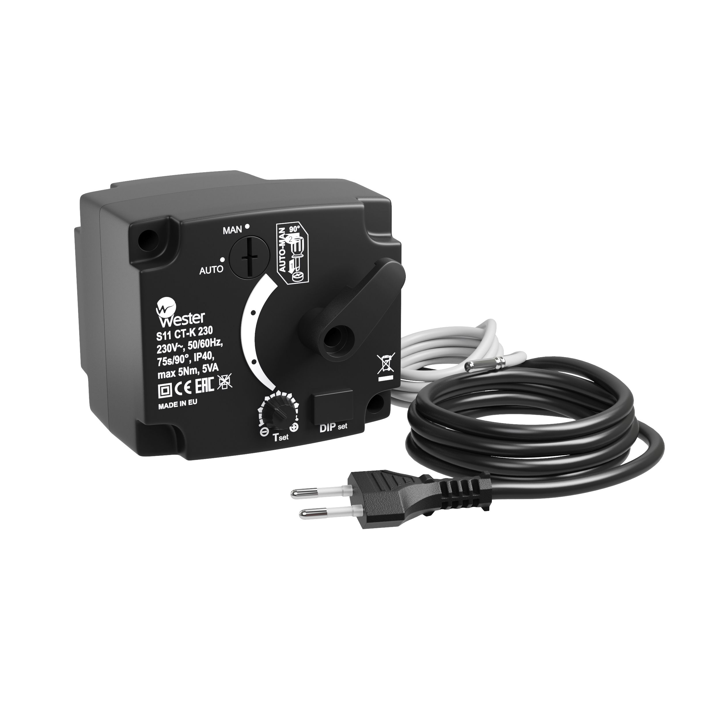 Привод Wester S11 3P 21500A-K 230 VAC 50 Hz 150s/90° 3-точ. SPDT  5 Nm