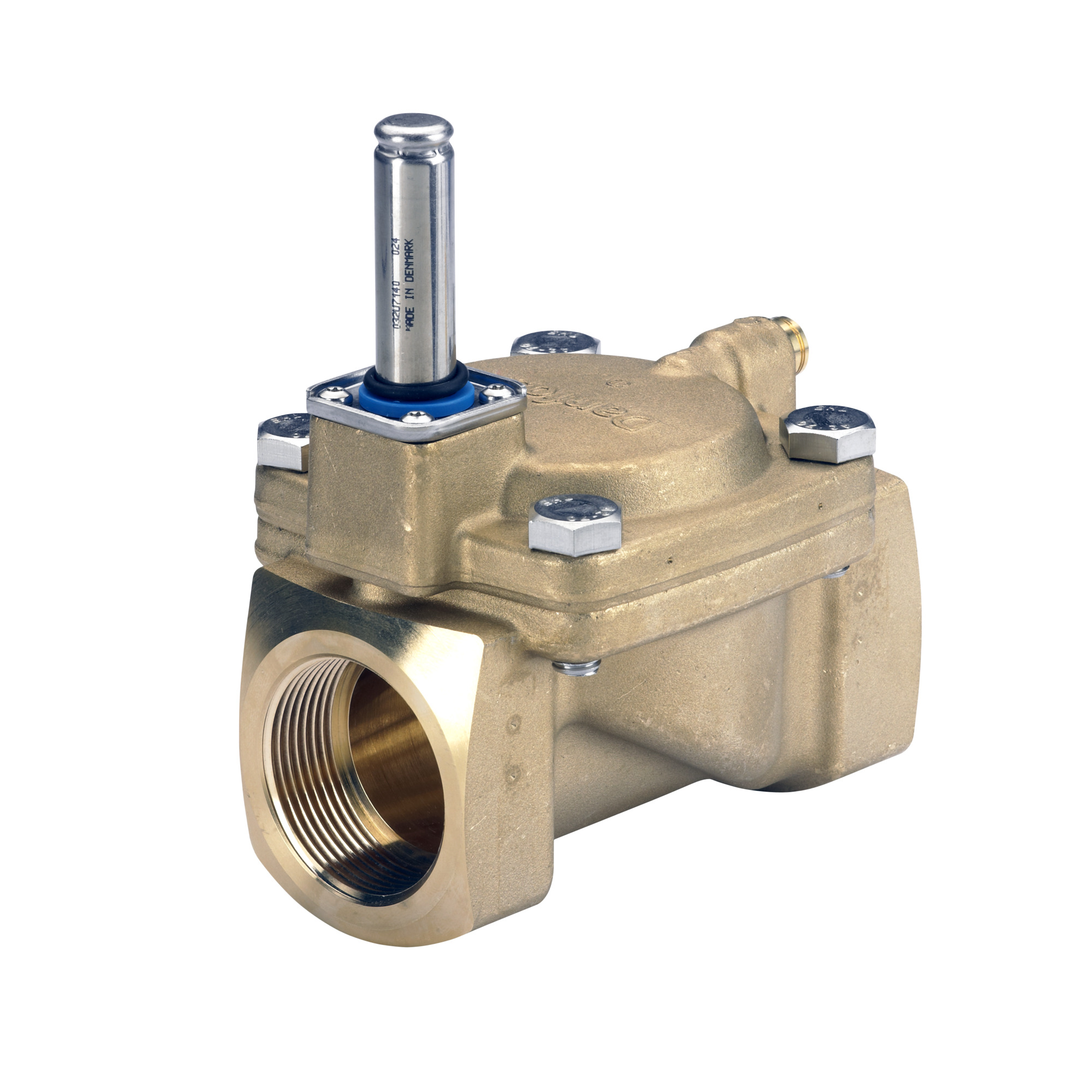 Клапан электромагнитный Danfoss EV220B внутренняя резьба G 1 1/2" Ду40 НЗ без катушки