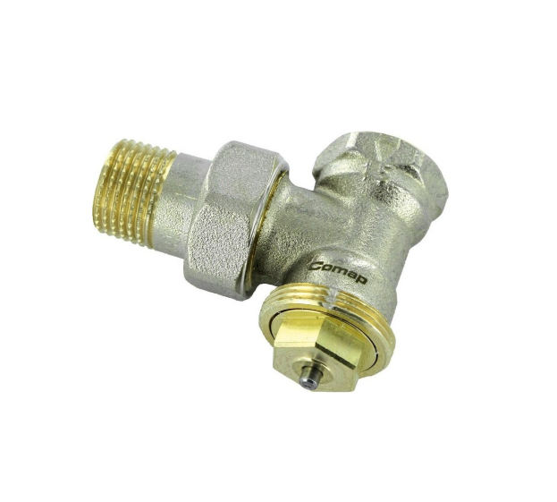 Клапан термостатический 3/4"ВР, угловой, M28, с фиксированным Kv Comap