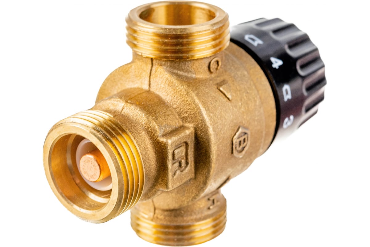 Термостатический смесительный клапан STOUT 3/4  НР 30-65 С KV 1,8 оформить заказ с доставкой с ближайшего склада