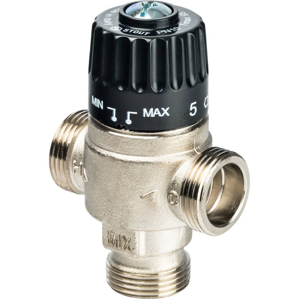 Термостатический смесительный клапан STOUT SVM-0125-236520 3/4 НР