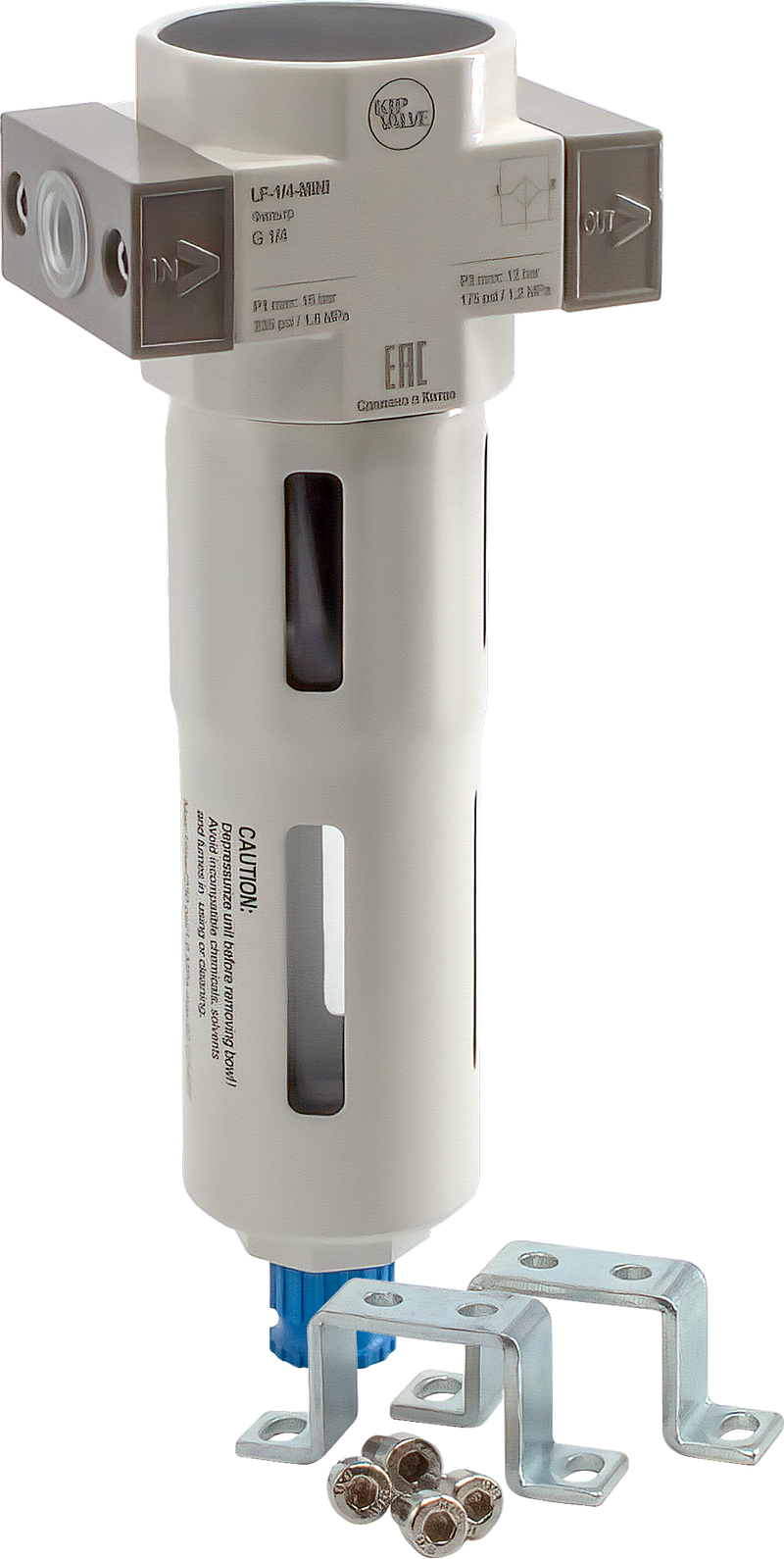 Фильтр пневматический Kipvalve LF-1-MAXI