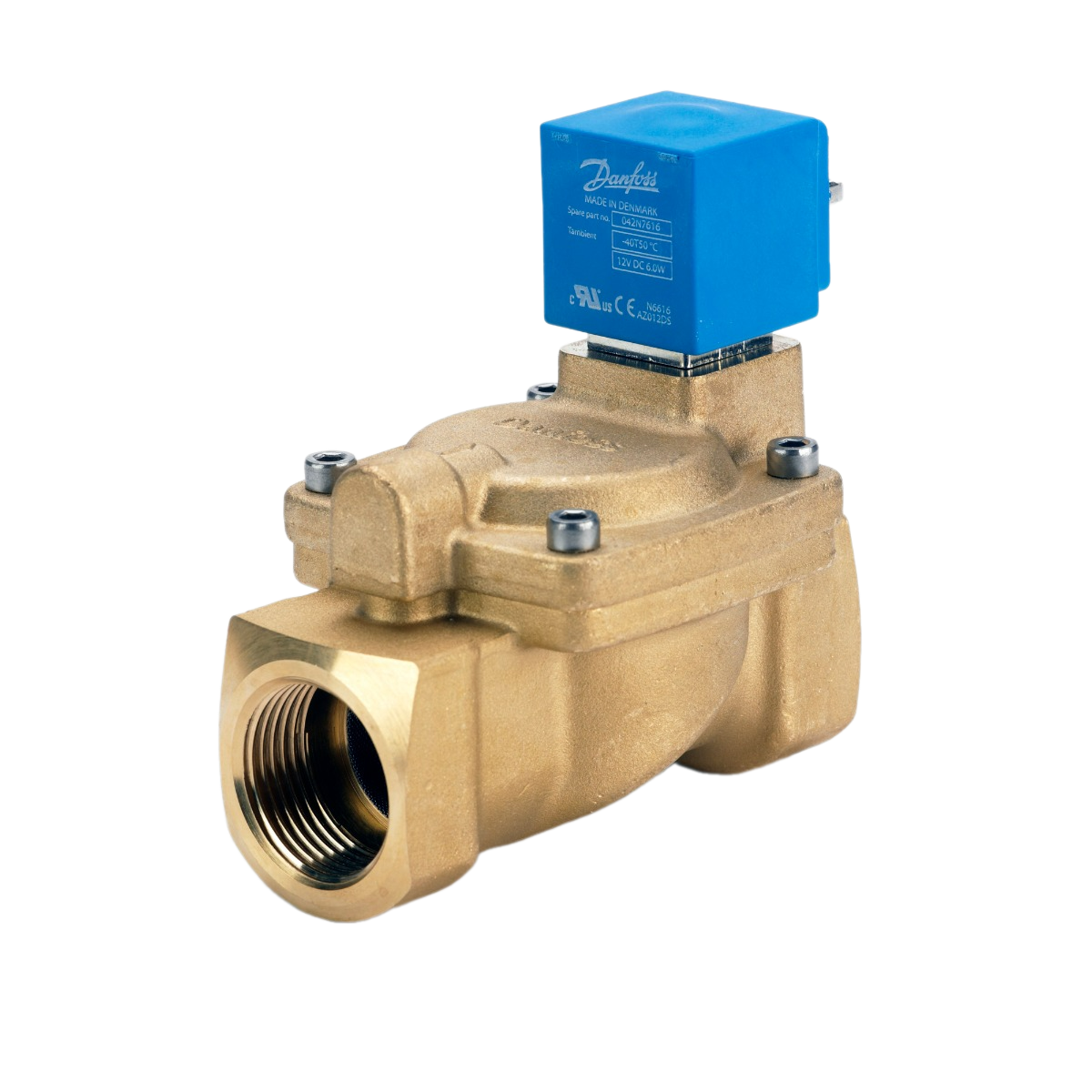 Клапан электромагнитный Danfoss EV220W Ду22 с катушкой AS 230AS