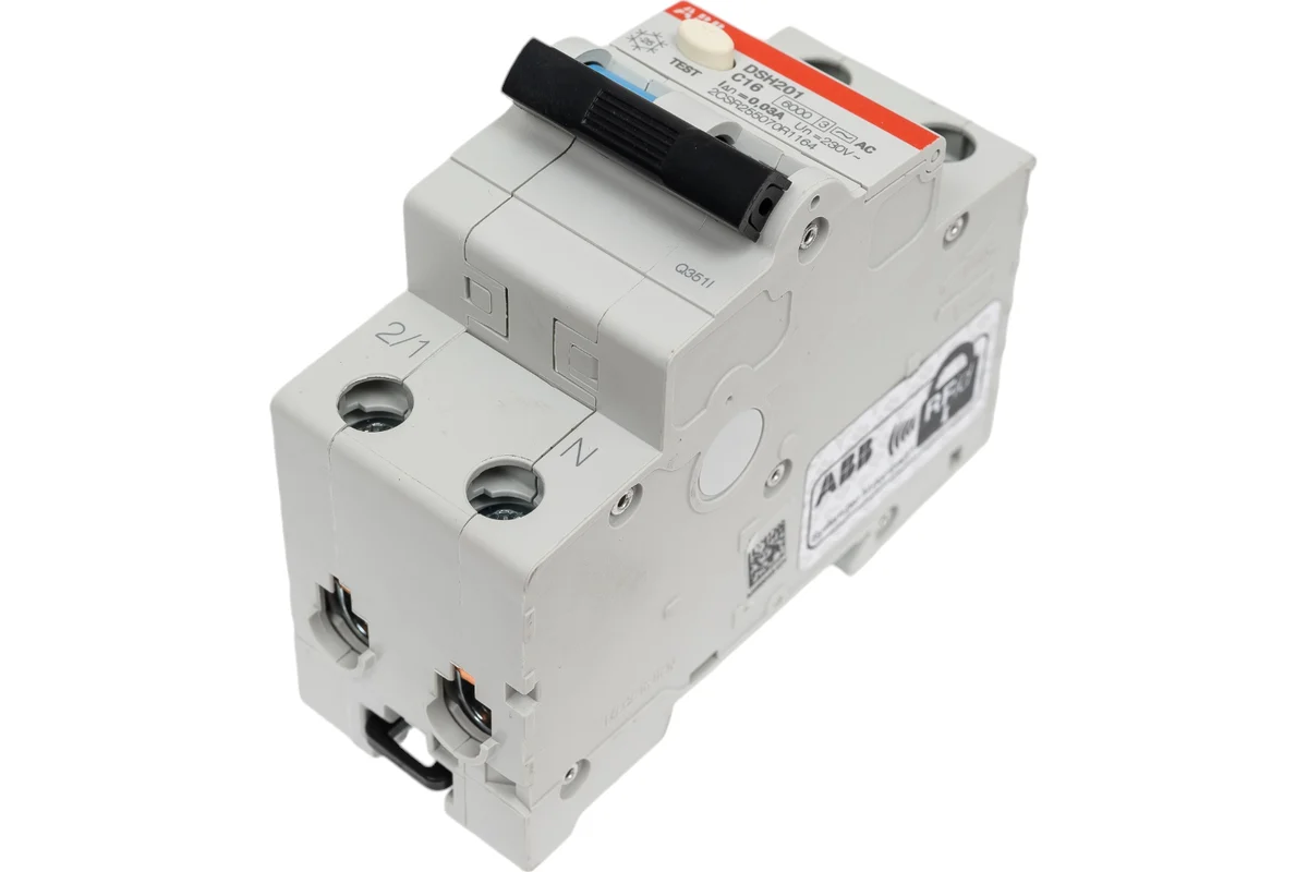 Автоматический  выключатель дифференциального тока ABB DSH201 C16 AC30 заказать со складов по всей России