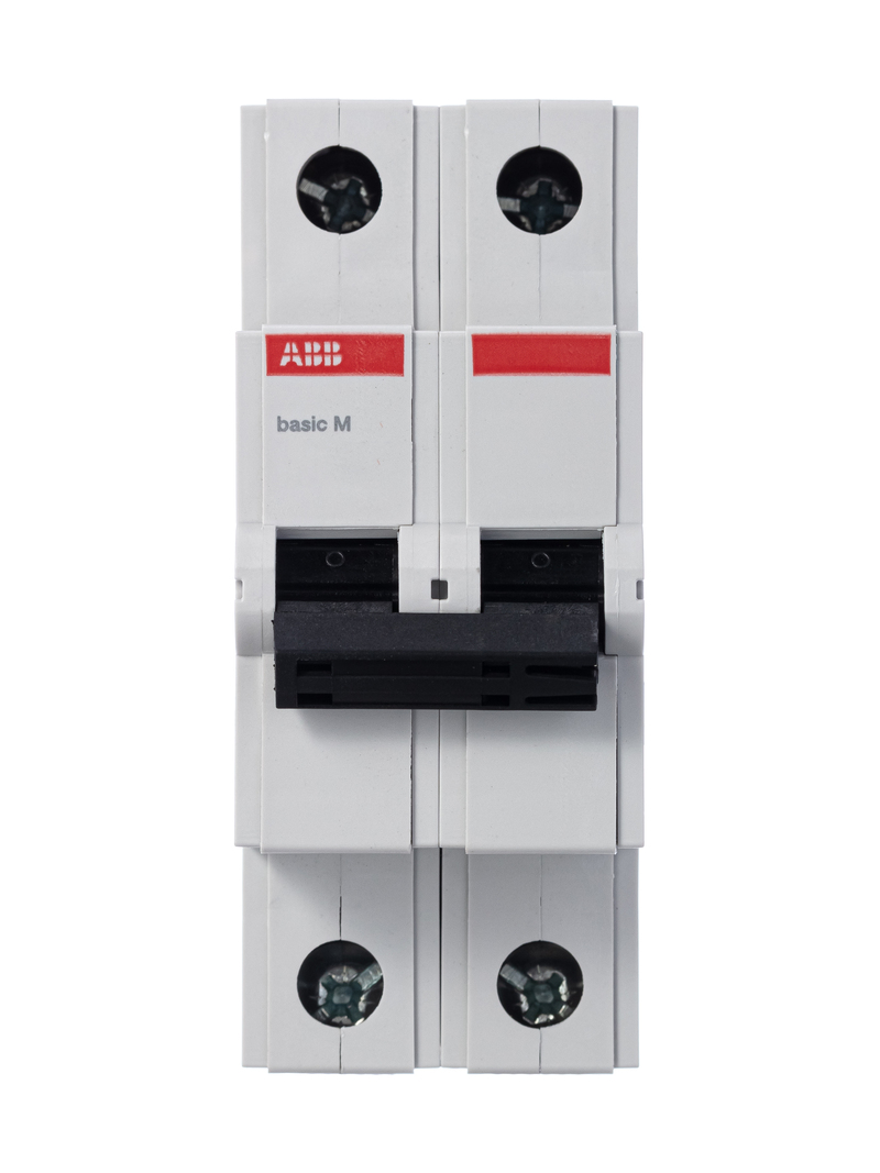 Выключатель автоматический модульный ABB 2п C 50А 4.5кА Basic M BMS412C50 оформить заказ с доставкой с ближайшего склада
