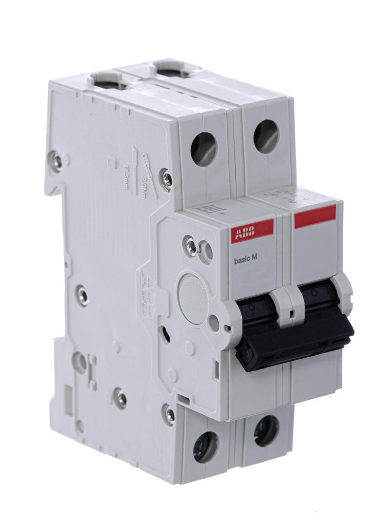 Выключатель автоматический модульный ABB 2п C 50А 4.5кА Basic M BMS412C50 заказать со складов по всей России