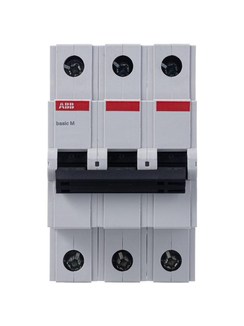 Выключатель автоматический модульный ABB 3п C 40А 4.5кА Basic M BMS413C40 купить по цене "по запросу"