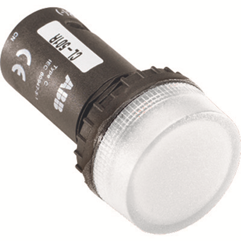Лампа ABB CL-502W белая со встроенным светодиодом 24В AC/DC