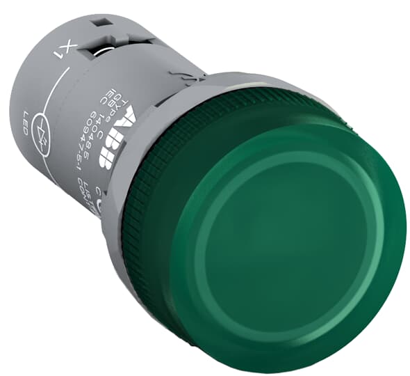 Лампа ABB cl2-515g зелёная со встроенным светодиодом 110-130в dc 1sfa619403r5152 купить с доставкой по РФ