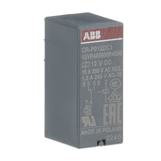Реле ABB CR-P230AC2 230B AC 2ПК (8A) 1SVR405601R3000