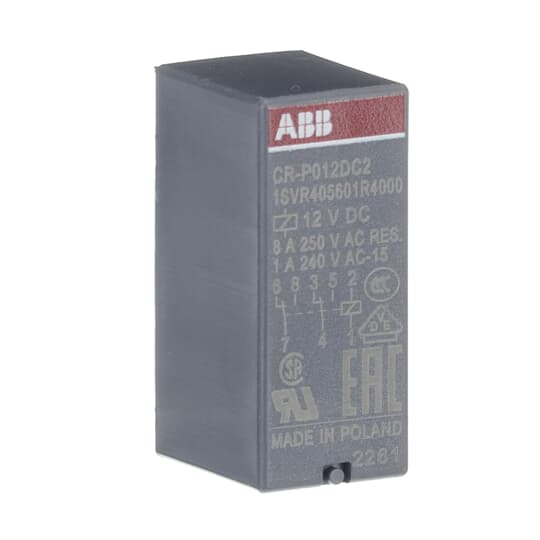 Реле ABB CR-P012DC2 12B DC 2ПК (8A) 1SVR405601R4000