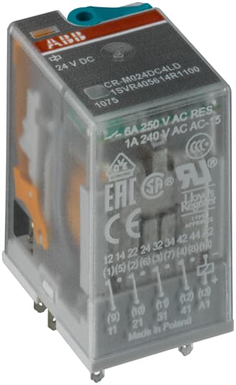 Реле ABB CR-M230AC3 230B AC 3ПК (10A) 1SVR405612R3000