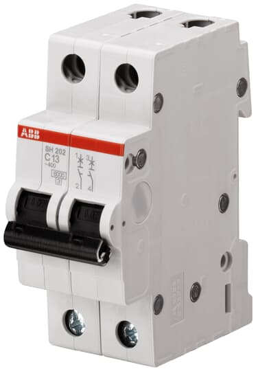 Выключатель автоматический модульный ABB 2п C 1А 10кА S202M C1UC 2CDS272061R0014 купить с доставкой по РФ