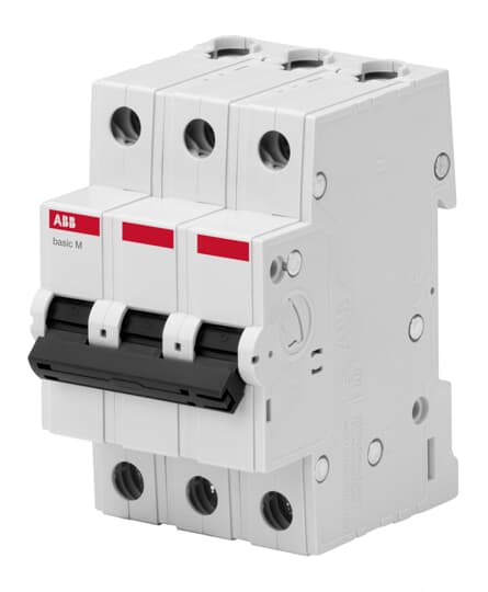 Выключатель автоматический модульный ABB 3п C 6А 4.5кА Basic M BMS413C06 2CDS643041R0064 купить с доставкой по РФ