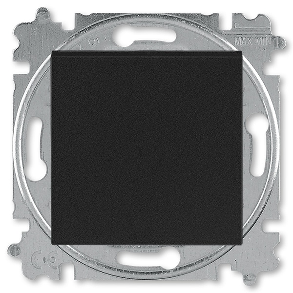 Выключатель 1-кл. СП Levit IP20 антрацит/дым. черн. ABB 2CHH590145A6063