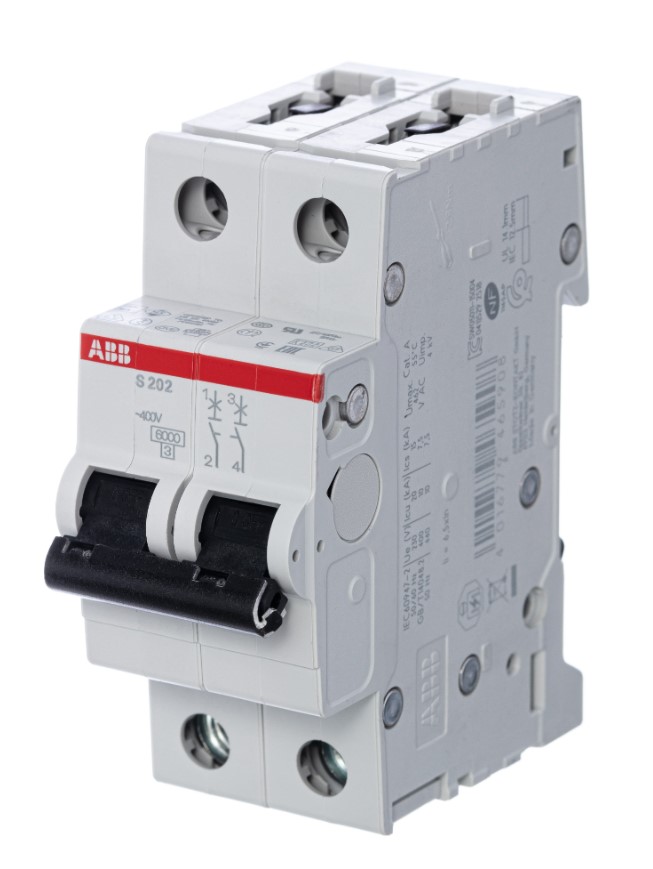 Выключатель автоматический модульный ABB 2п Z 1А 6кА S282UCZ1 GHS2820164R0218 купить с доставкой по РФ