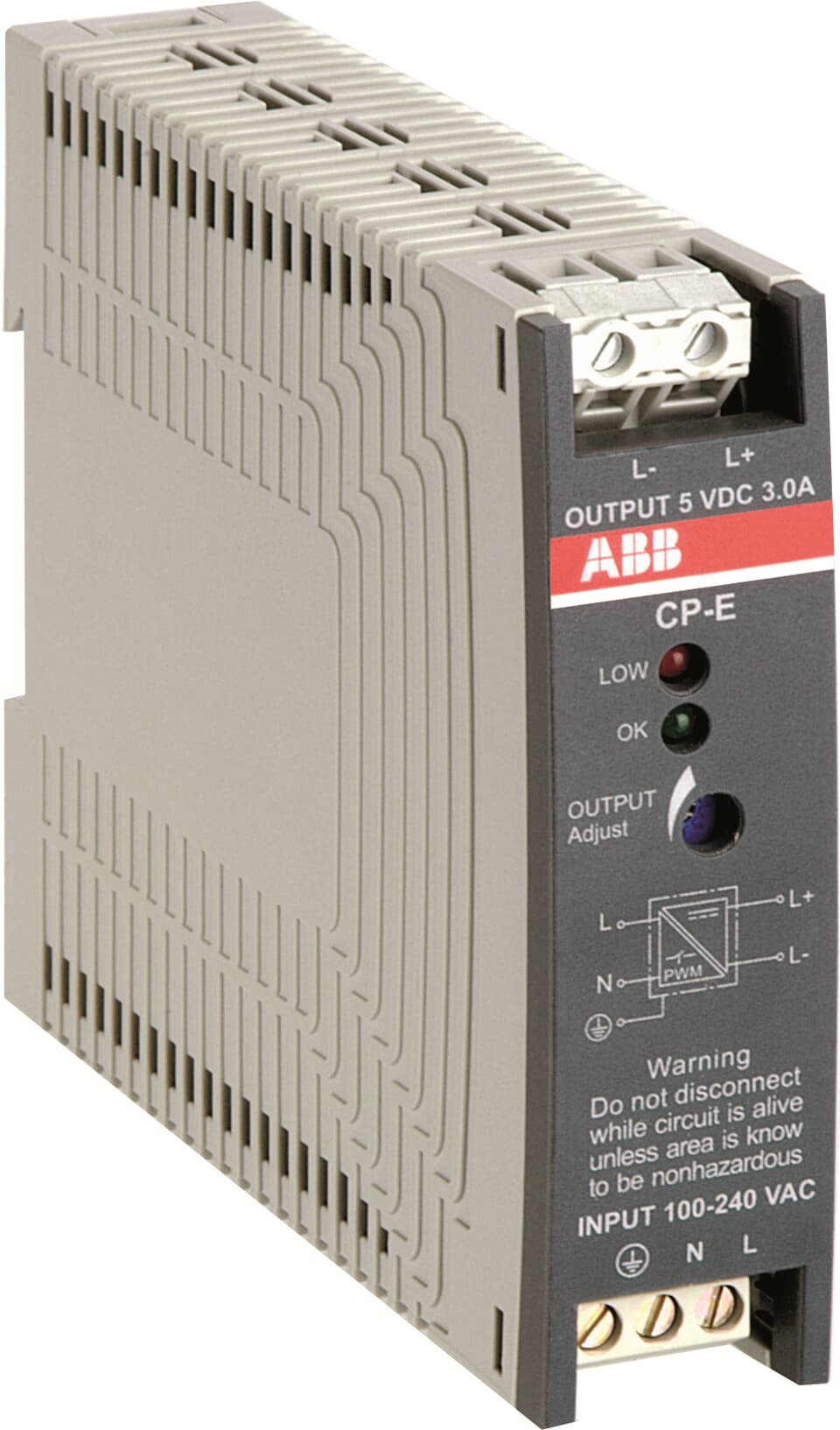 Блок питания ABB CP-E 24/0.75 вход 90-265В AC / 120-370В DC выход 24В DC /0.75A SVR427030R0000