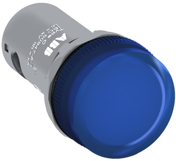 Лампа ABB CL2-502L синяя со встроенным светодиодом 24В AC/DC 1SFA619403R5024
