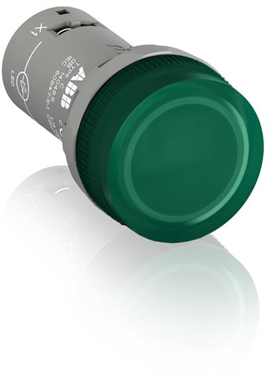 Лампа ABB CL2-502G зеленый со встроенным светодиодом 24В AC/DC