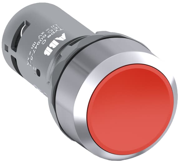 Кнопка ABB CP1-30R-10 красная без фиксации 1HO