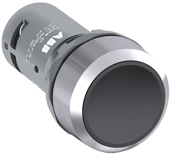 Кнопка  CP1-30B-11 черная без фиксации 1НО+1HЗ