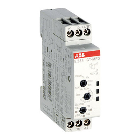 Реле времени ABB CT-MFD.21 7 временных диапазонов 0,05с...100ч