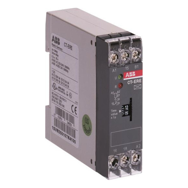 Реле времени ABB CT-ERE временной диапазон 3..300с