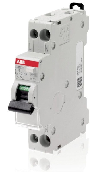 Автоматический выключатель дифференциального тока ABB DSN201 C20 AC30