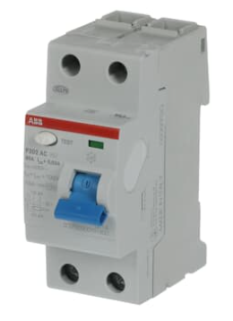 Выключатель дифференциального тока 2-модульный. ABB F202 AC-80/0,03