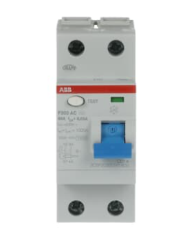 Выключатель дифференциального тока 2-модульный. ABB F202 AC-80/0,03 заказать со складов по всей России