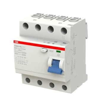 Выключатель дифференциального тока ABB F204 4п 63А 30мА тип AC заказать со складов по всей России