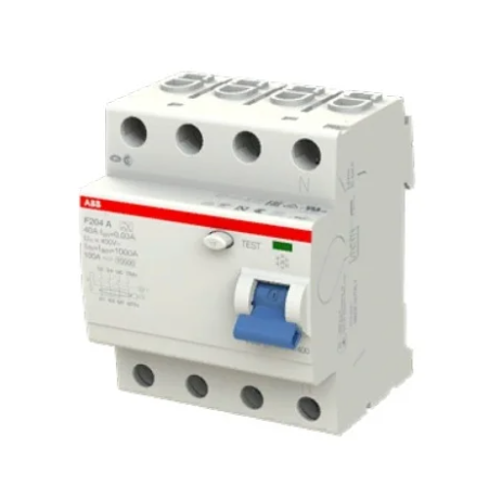 Выключатель дифференциального тока 4-модульный ABB F204 A-25/0,03 заказать со складов по всей России