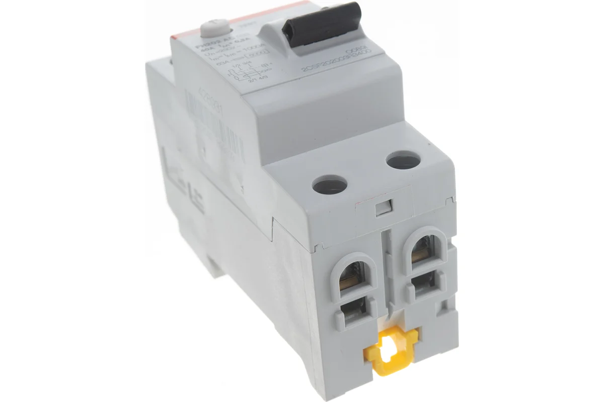 Выключатель дифференциального тока 2-модульный ABB FH202 AC-40/0,3 заказать со складов по всей России