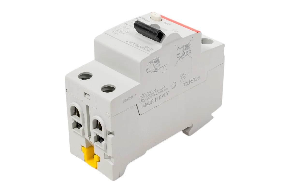 Выключатель дифференциального тока (УЗО) ABB 2п 63А 30мА тип AC FH202 заказать со складов по всей России