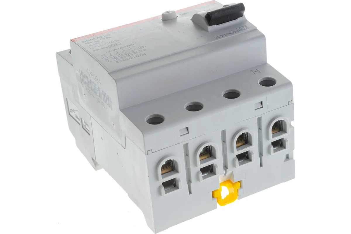 Выключатель дифференциального тока 4-модульный ABB FH204AC-40/0,3 заказать со складов по всей России