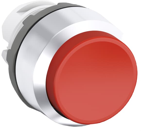 Кнопка ABB MP3-20R красная без фиксации выступающая