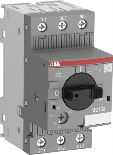 Автомат ABB MS132-1.6 100кА с регулируемой тепловой защитой 1.0A - 1.6А
