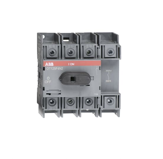 Рубильник ABB OT125F4N2 125А 4-х полюсный 