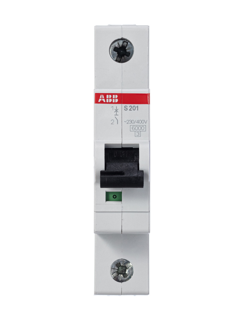 Автоматический выключатель ABB 1-полюсный 3А 6кА (хар-ка D) S201 D3 оформить заказ с доставкой с ближайшего склада
