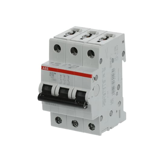 Автоматический выключатель ABB 3-полюсный 16А 10кА (хар-ка D) S203M D16 купить по цене 4817 руб.