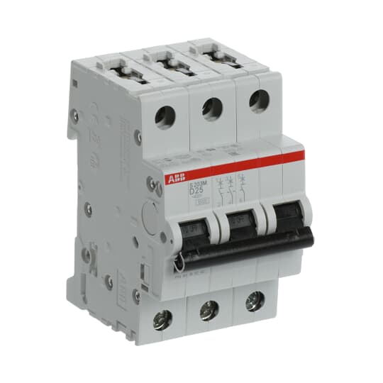 Автоматический выключатель ABB 3-полюсный 25А 10кА (хар-ка D) S203M D25
