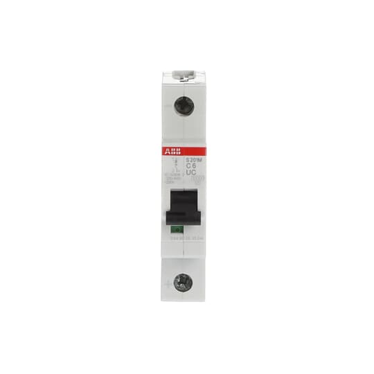 Автоматический выключатель ABB 1-полюсный 6А 10кА DC (хар-ка C) S201M C6UC купить по цене "по запросу"