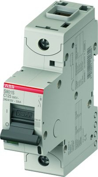 Автоматический выключатель 1-полюсный, 50А, Icu=25кА (хар-ка C) ABB S801C C50